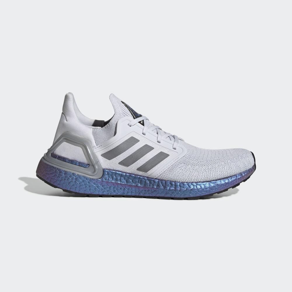 Adidasi Alergare Adidas Ultraboost 20 Barbati Romania - Gri/Albastri Violet EG0755